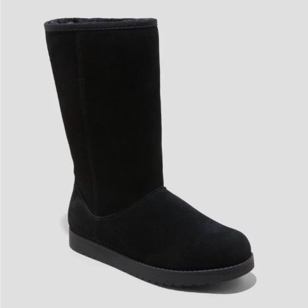 Universal Thread Black Suede Winter Boots- SIZE 6